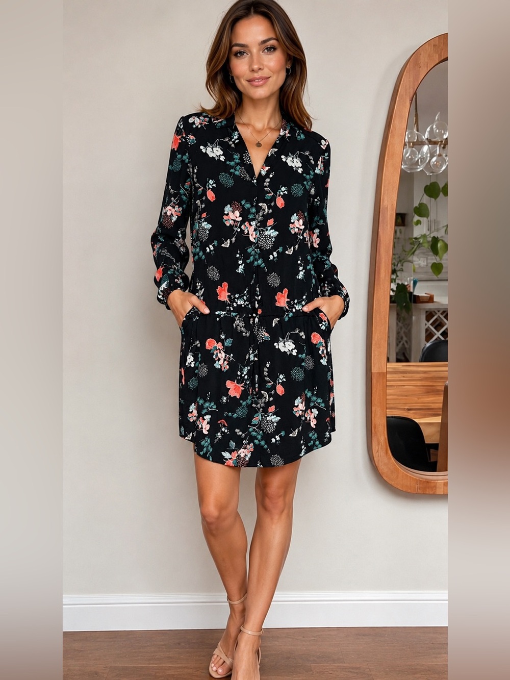 Sandwich Floral Dress 👗